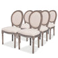 Dining Chairs 2 Pcs Cream Fabric