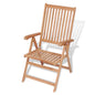Reclining Garden Chairs 4 Pcs Solid Teak Wood