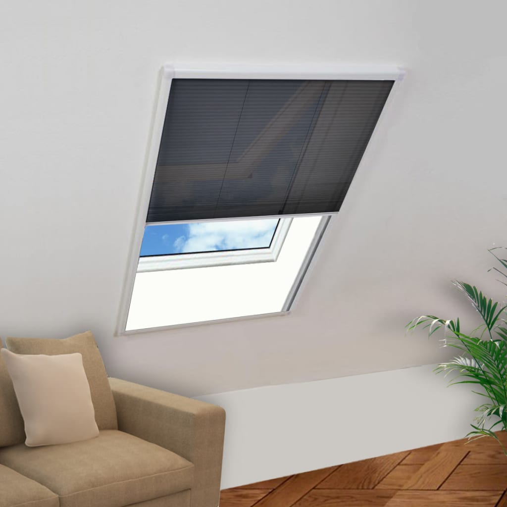 Plisse Insect Screen For Windows Aluminium