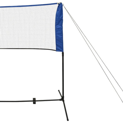 Badminton Net Set With Shuttlecocks 300X155 Cm