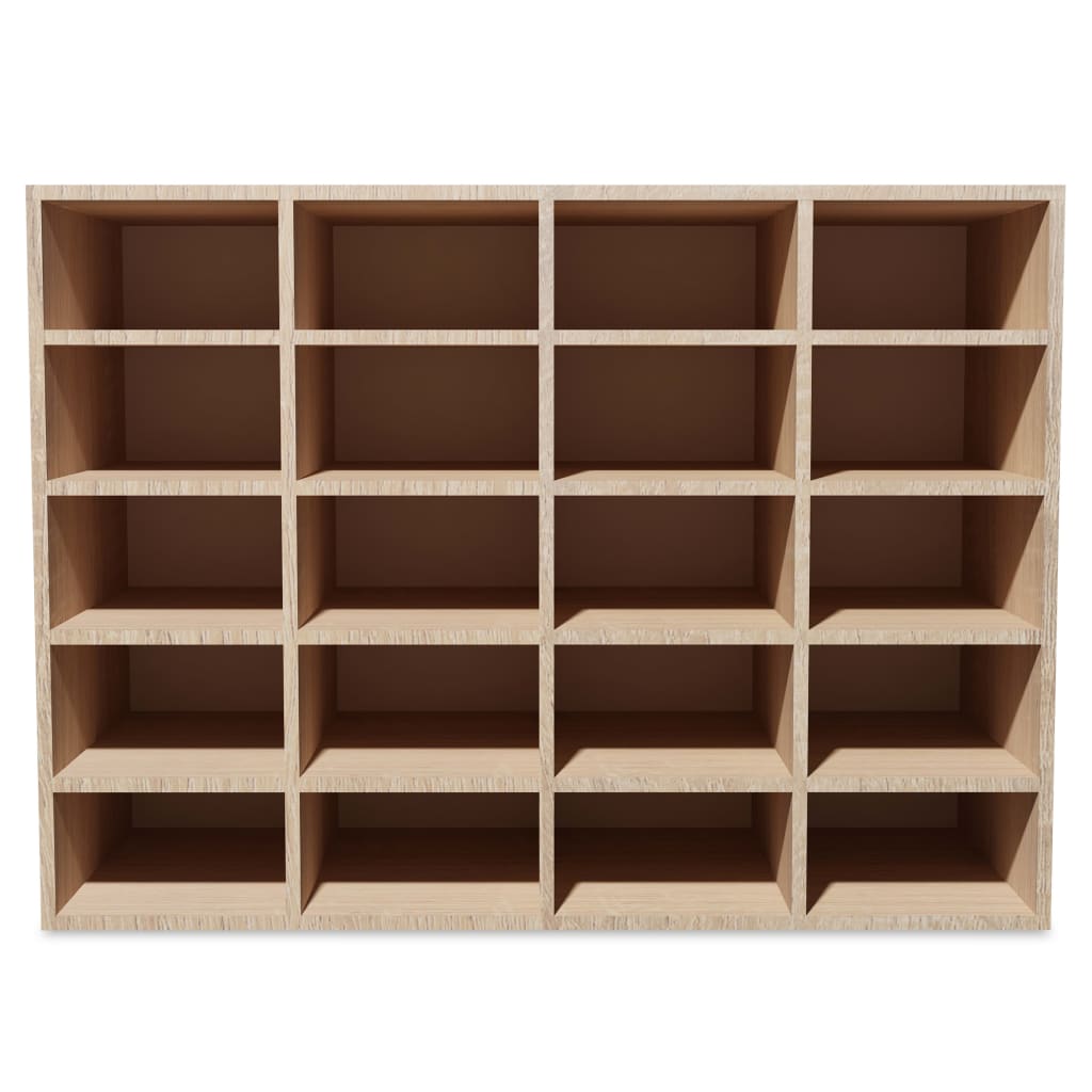 Shoe Rack Engineered Wood 92X30X67.5 Cm