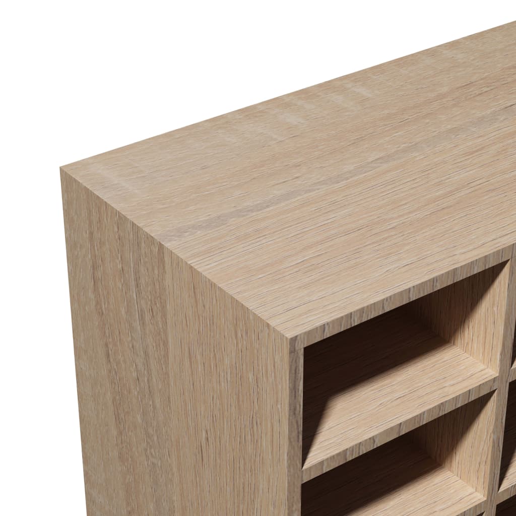 Shoe Rack Engineered Wood 92X30X67.5 Cm
