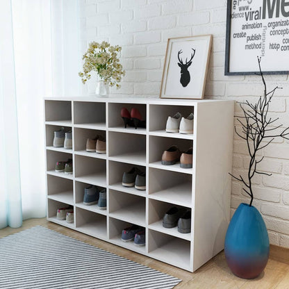 Shoe Rack Engineered Wood 92X30X67.5 Cm