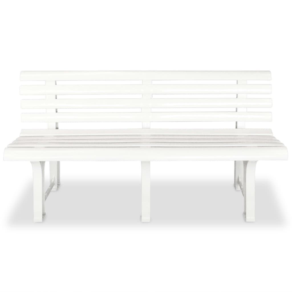 Garden Bench 145.5 Cm Plastic