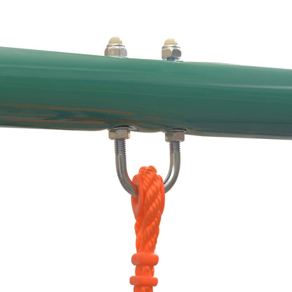 Swing Set With 4 Seats Orange