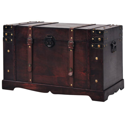 Vintage Treasure Chest Wood 66X38X40 Cm