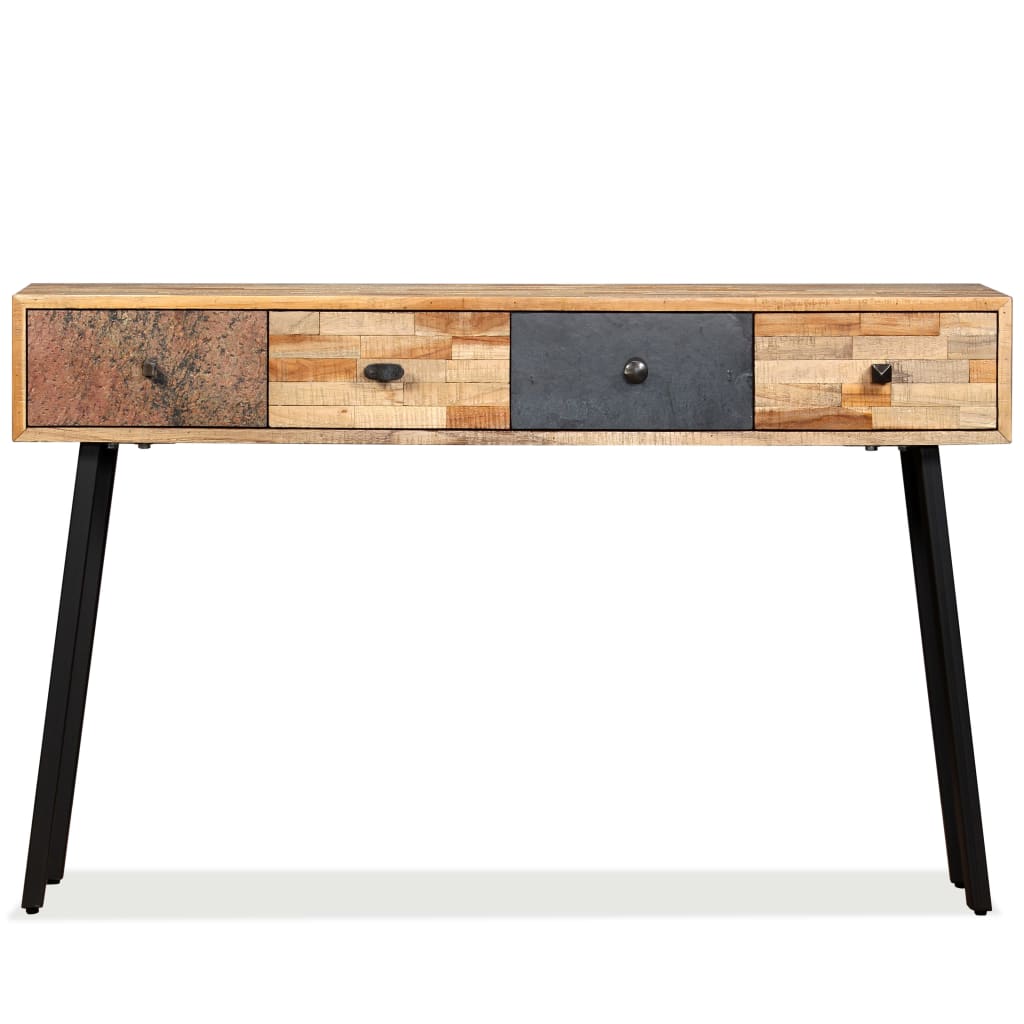 Console Table 120X30X76 Cm Solid Reclaimed Teak