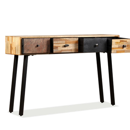 Console Table 120X30X76 Cm Solid Reclaimed Teak
