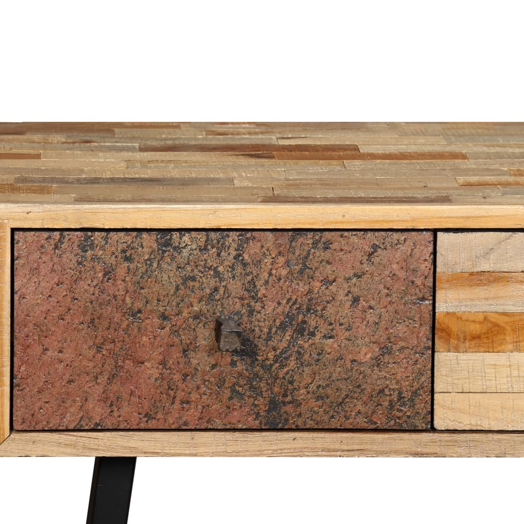 Console Table 120X30X76 Cm Solid Reclaimed Teak