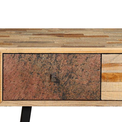 Console Table 120X30X76 Cm Solid Reclaimed Teak
