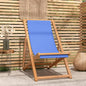Folding Beach Chair Solid Wood Teak