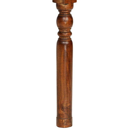Dining Chairs 2 Pcs Solid Wood With Honey-Coloured Finish Classic