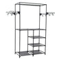 Clothes Rack Steel And Non-Woven Fabric 87X44X158 Cm Black