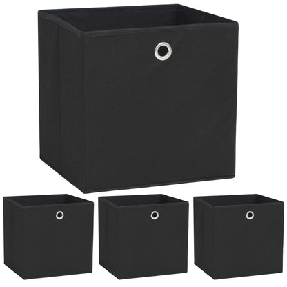 Storage Boxes 4 Pcs Non-Woven Fabric 32X32X32 Cm