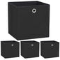 Storage Boxes 4 Pcs Non-Woven Fabric 32X32X32 Cm