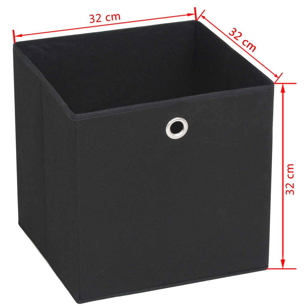 Storage Boxes 4 Pcs Non-Woven Fabric 32X32X32 Cm