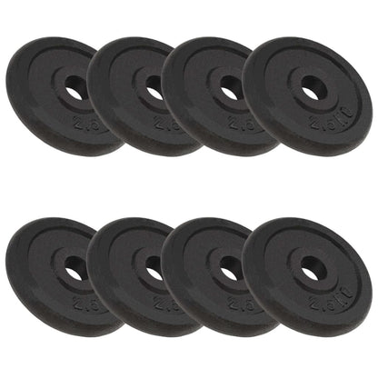 Weight Plates 8 Pcs Cast Iron