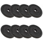 Weight Plates 8 Pcs Cast Iron