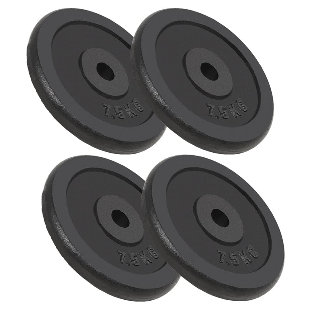 Weight Plates 8 Pcs Cast Iron