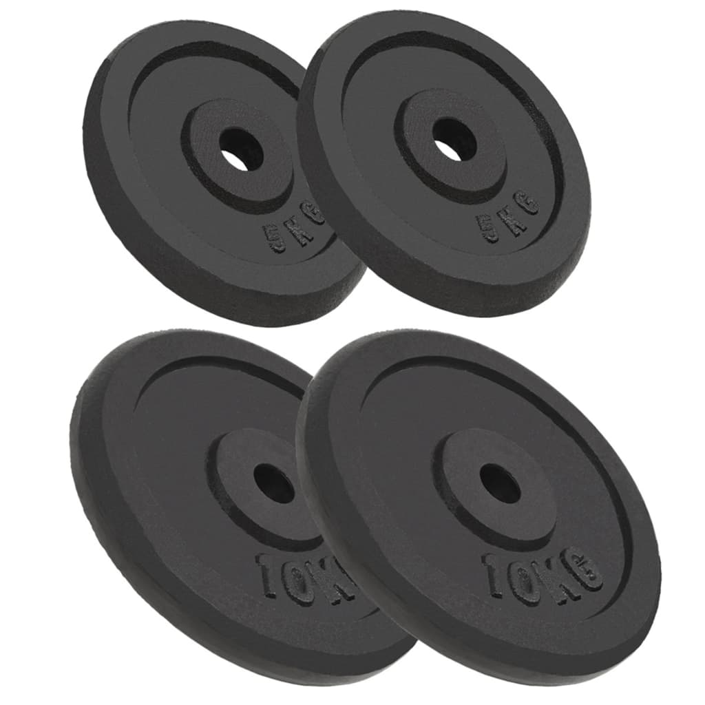 Weight Plates 8 Pcs Cast Iron