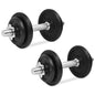18 Piece Dumbbell Set Cast Iron
