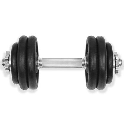18 Piece Dumbbell Set Cast Iron
