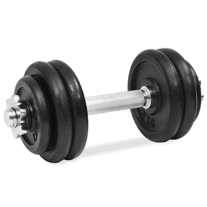 18 Piece Dumbbell Set Cast Iron