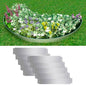 Lawn Fences 5 Pcs Galvanised Steel