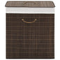 Bamboo Laundry Bin Rectangular Natural