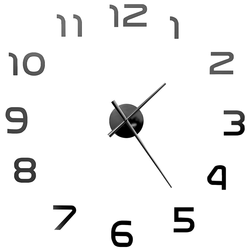 3D Wall Clock Modern Design 100 Cm Xxl