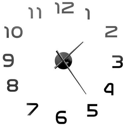 3D Wall Clock Modern Design 100 Cm Xxl