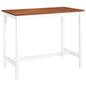 Bar Table Solid Wood 108X60X91 Cm