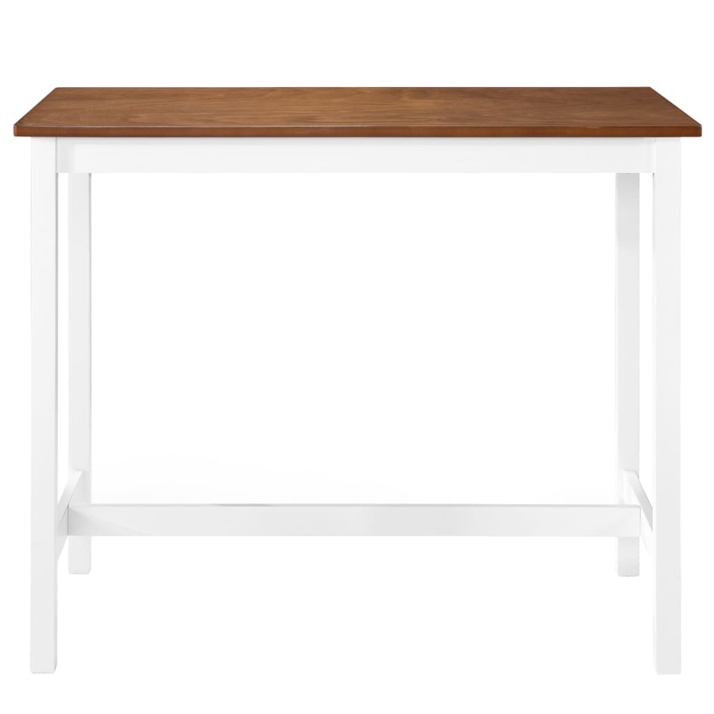 Bar Table Solid Wood 108X60X91 Cm