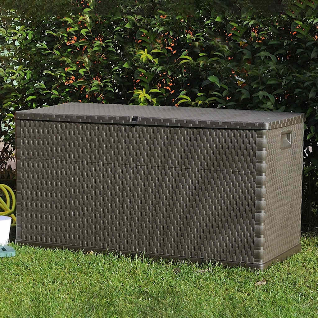 Garden Storage Box 120X56X63 Cm Pp Rattan