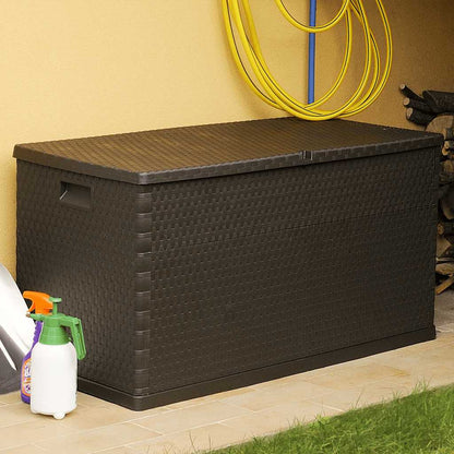 Garden Storage Box 120X56X63 Cm Pp Rattan