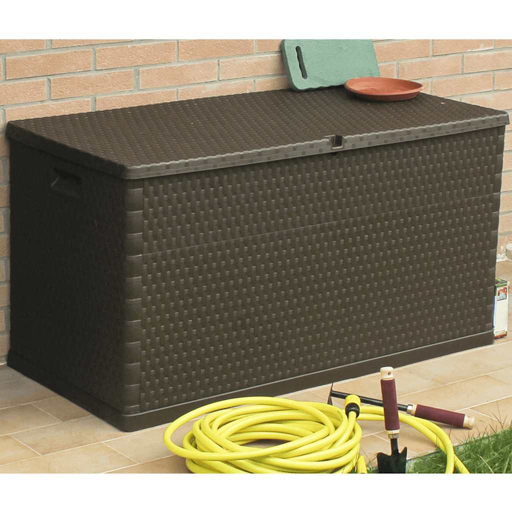Garden Storage Box 120X56X63 Cm Pp Rattan