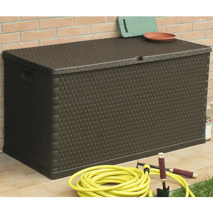 Garden Storage Box 120X56X63 Cm Pp Rattan