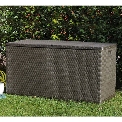 Garden Storage Box 120X56X63 Cm Pp Rattan