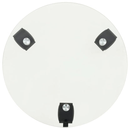 Plant Rollers 2 Pcs Tempered Glass 28 Cm Round