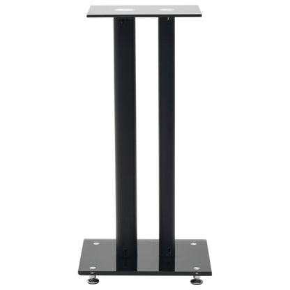 Speaker Stands 2 Pcs Tempered Glass Design