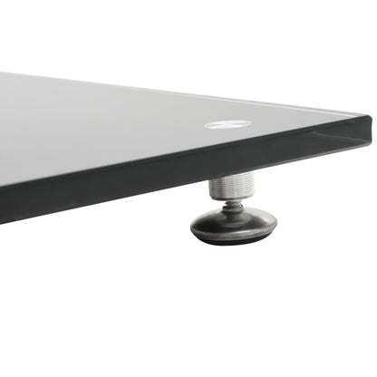 Speaker Stands 2 Pcs Tempered Glass Design