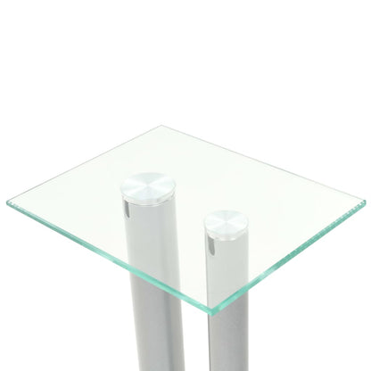 Speaker Stands 2 Pcs Tempered Glass Design