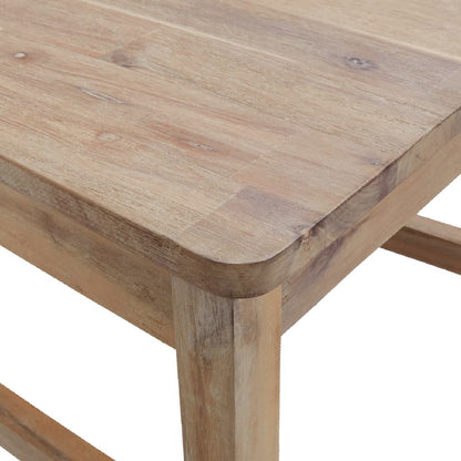 Dining Chairs 2 Pcs Solid Acacia Wood