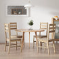 Dining Chairs 2 Pcs Solid Acacia Wood