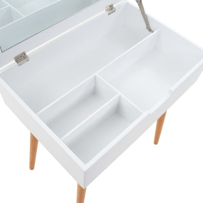 Dressing Table With Mirror Mdf 60X40X75 Cm