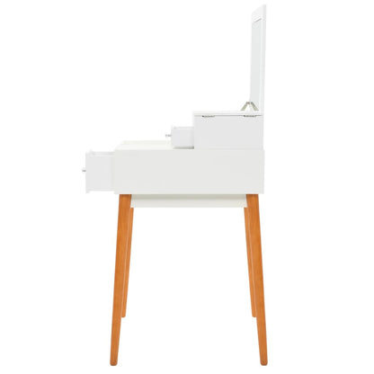 Dressing Table With Mirror Mdf 60X50X86 Cm
