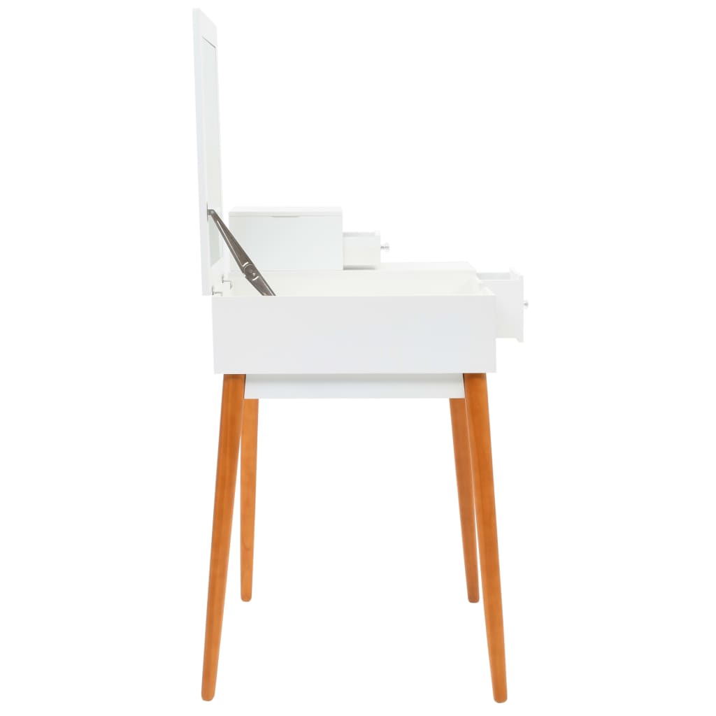 Dressing Table With Mirror Mdf 60X50X86 Cm