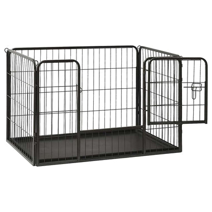 Puppy Playpen Steel 91.5X59X61Cm