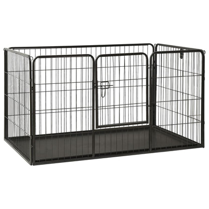 Puppy Playpen Steel 91.5X59X61Cm