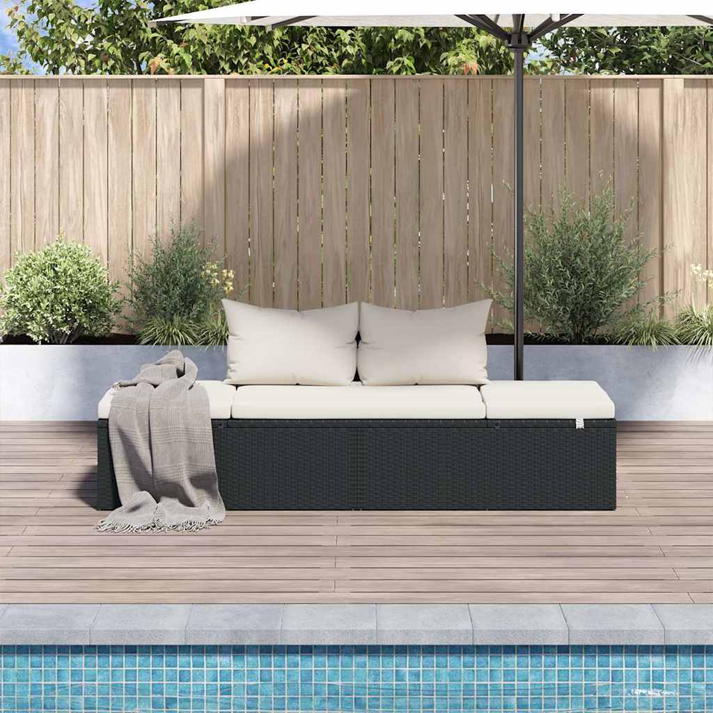 Garden Bed 195X60 Cm Poly Rattan
